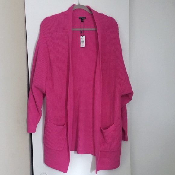 LAST ONE! Express Oversized Cardigan Sweater - Picture 6 of 8